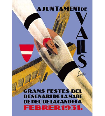 Publicité rétro « ajuntament de valls »