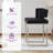 Upholstered Counter Stool with Metal Frame (Set of 2)-1886326749-1886326748