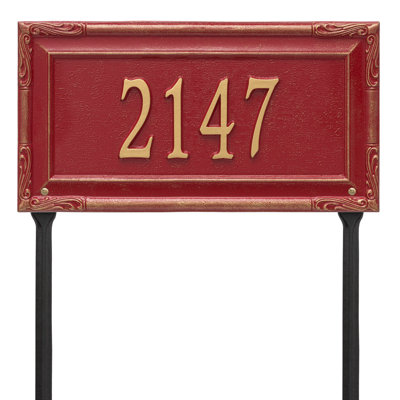 Plaque d'adresse sur 1 ligne Gardengate