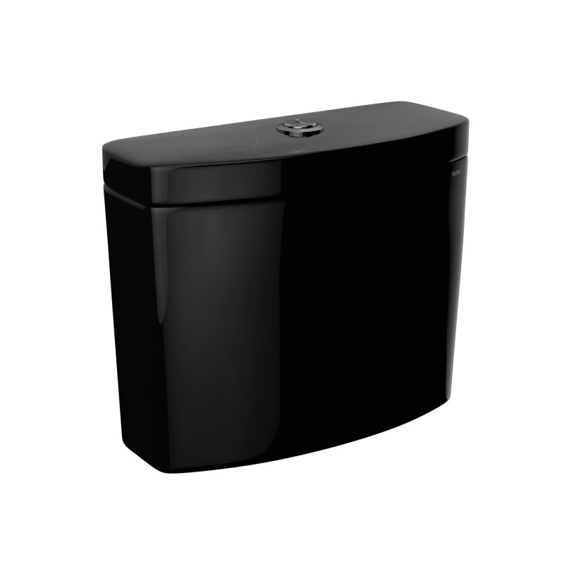 Toto Aquia IV Dual Flush 1.28 and 0.9 GPF Toilet Tank Only with Washlet+ Auto Flush Compatibility, Ebony