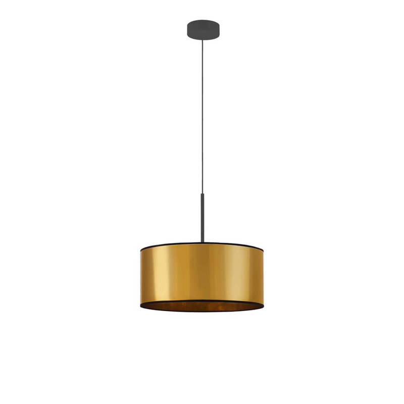 Franziska 3 - Light Drum Pendant, 1 Light, 30" W, Gold