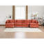 Canapé Cloud 4 places, canapé modulaire moderne pour le salon, coussin rembourré à double couche confortable, tissu chenille respirant