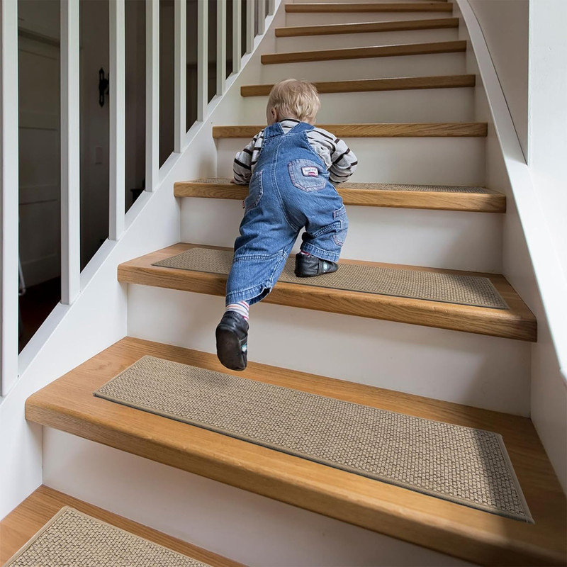 Tapis d'escalier Arpita, Jaune