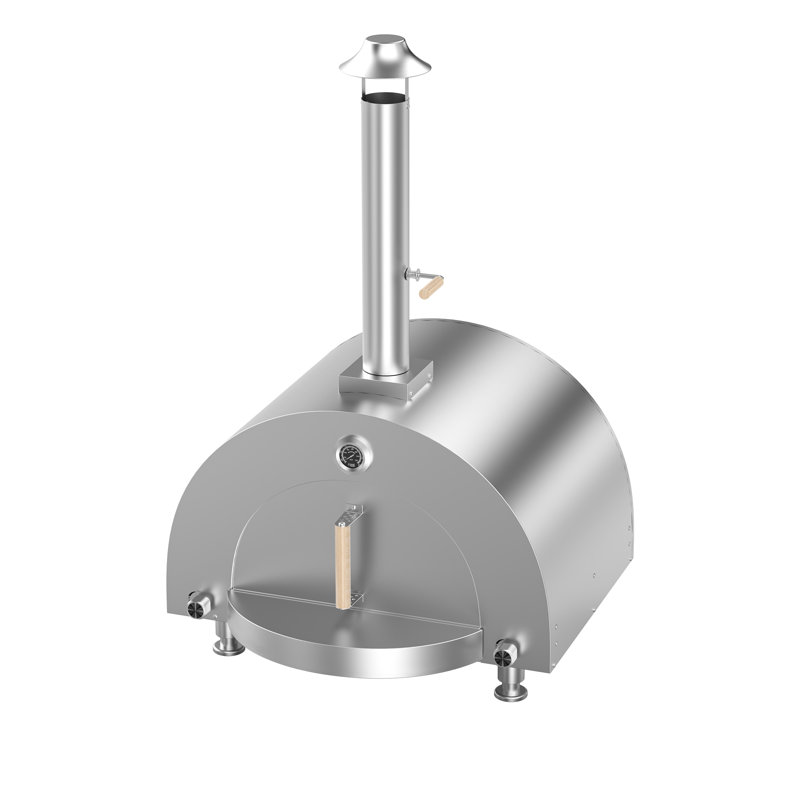 SERA Outdoor Kitchen Pizza Oven – 32,000 BTU Dual Infrared Gas Pizza Oven with Pizza Stone, Pull-Out Cooking Deck, Stainless Steel Modular Outdoor Cooking Station (LP)