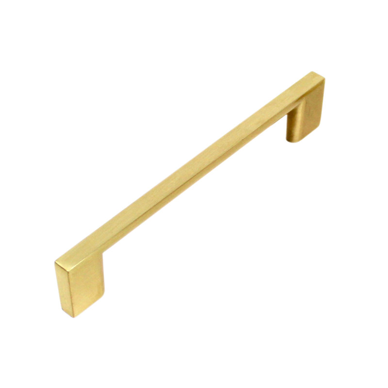  Center to Center Bar Pull, Brushed Brass, 5"