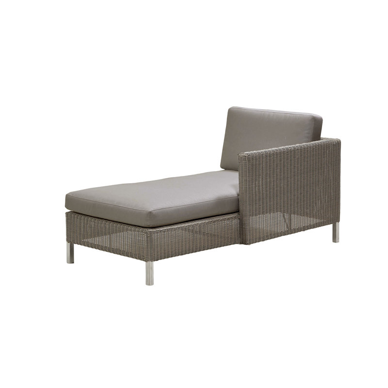 Connect Left 60.3" Long Single Chaise, Taupe
