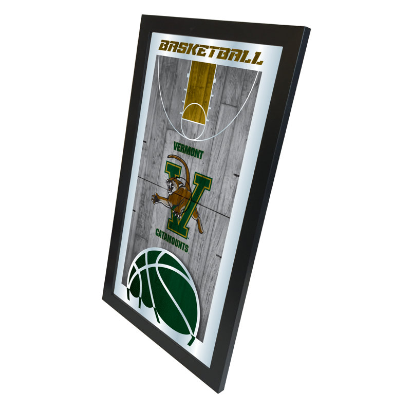 « basket mirror », impression encadrée NCAA, Vermont