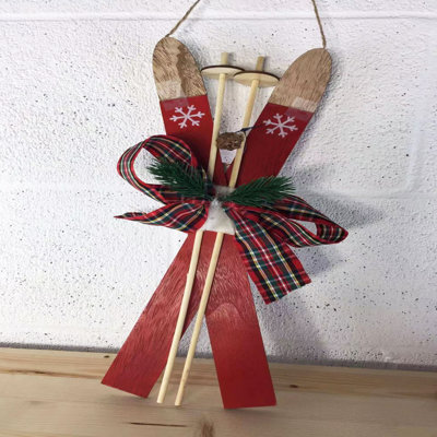 Plaid Hanging Figurine Ornament