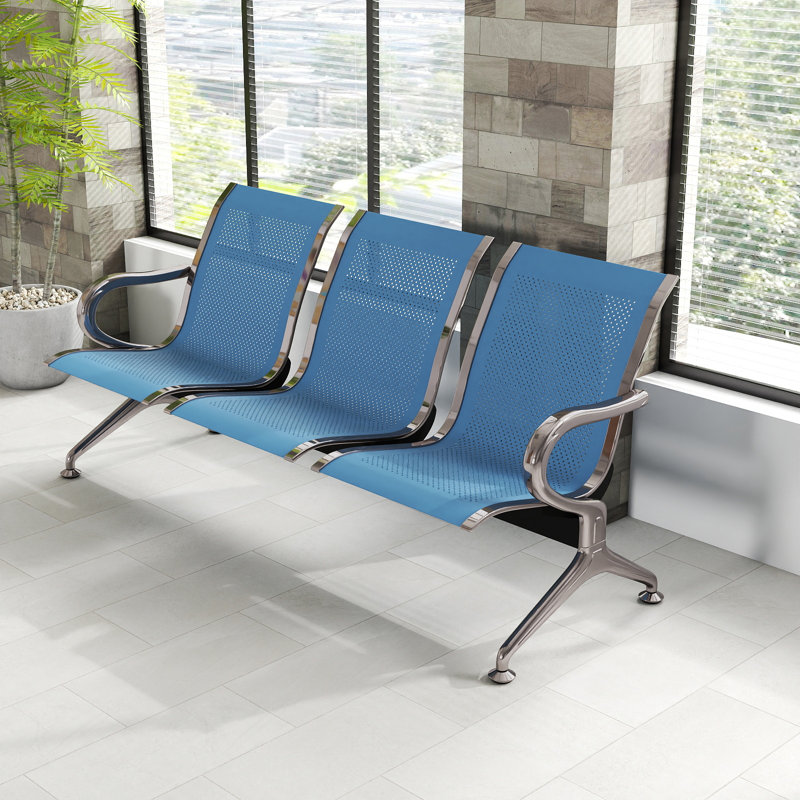 Chaise pour salle d'attente Kinfant, Bleu