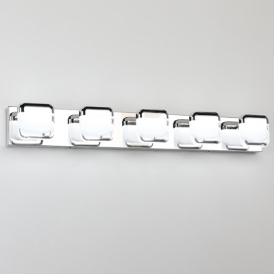 Rardin LED Vanity Light with Clear Acrylic Shade, High Transmittance and Dimmable 5500K