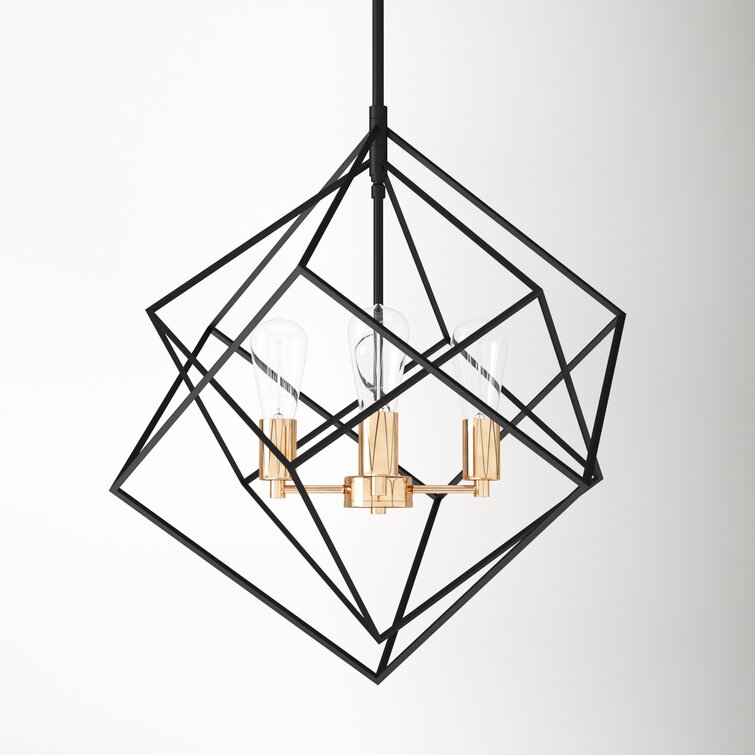 Alliber Dimmable LED Geometric Chandelier