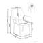 47cm H Boucle Upholstered Upholstered Back Armchair-1020537244