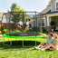 Trampoline d'extérieur de 14 pi avec enclos pour enfants et adultes GVDV-133243183