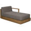 Horizon Outdoor Teak Chaise Lounge-1889560754
