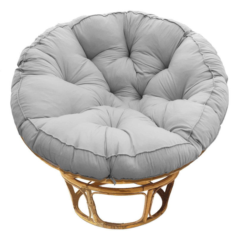 Housse de coussin Papasan résistante à l'eau avec sangles à nouer antidérapantes
