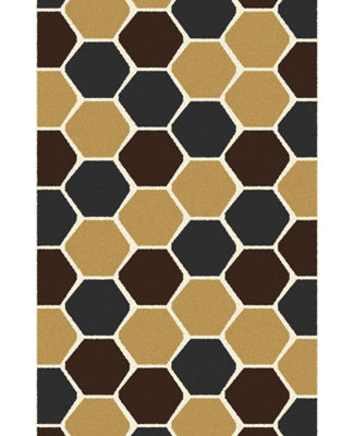 Tapis brun foncé moderne Bontrager