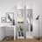 Darwen 15.98" W x 80" H Narrow 5 Shelf Bookcase-574364086