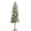 Lighted Artificial Pine Christmas Tree-736746083