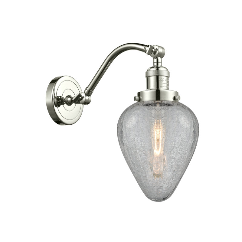 Shauna Armed Sconce, Polished Nickel