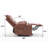 21"Seat Width,Large Size Electric Power Lift Recliner Chair Sofa For Elderly, 8 Point Vibration Massage And Lumber Heat, Remote Control, Side Pockets And Cup Holders, Cozy Fabric, Overstuffed Arm Pu-2100135487