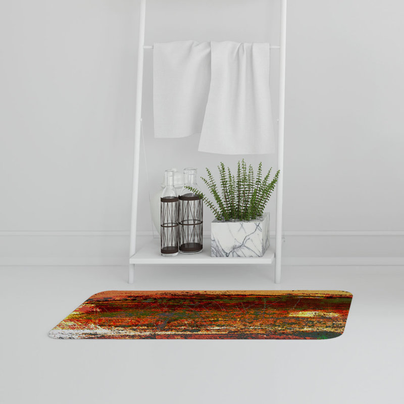 Adhafera Memory Foam Non-Slip Bath Mat