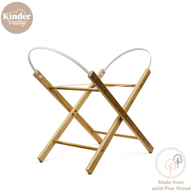 Moses Basket Stand, Pine