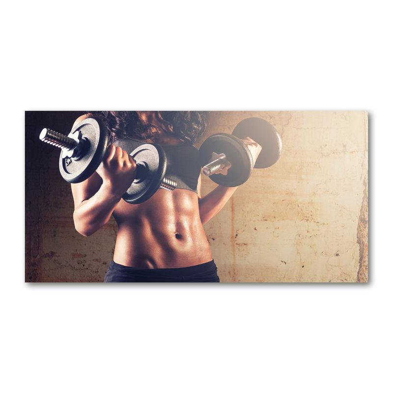 Muscle Building - Wrapped Canvas Print