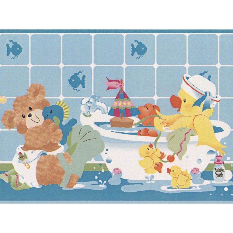Ours en peluche peluche prenant une baignoire