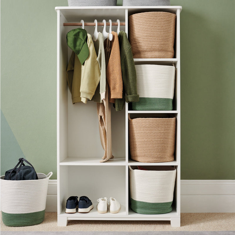 Great Little Trading Co. Toy Organiser, Ivory/Forest Green