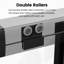 Cabine de douche coulissante double H 72 po, l 56 po à 60 po, verre trempé 1/4 po, noir mat, porte de dérivation de salle de bain imperméable, l 56 à 60 po x H 72 po, ajout élégant-120912315