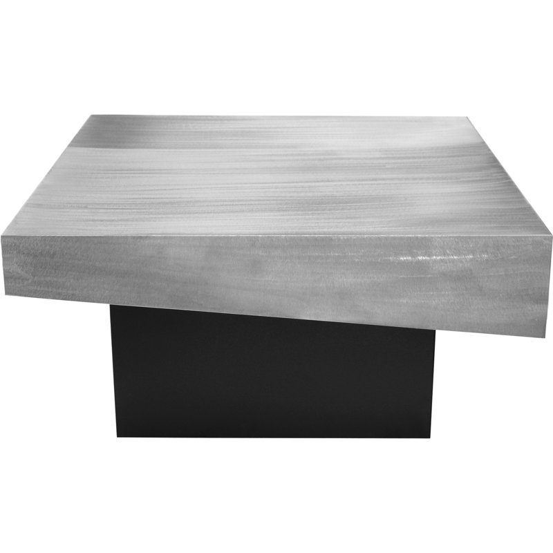 Table basse Bardette Block, Argent