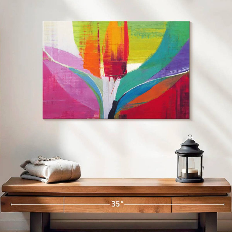 Avery Tulip Abstract, 16" H x 24" W