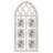 Knaack Light Brown Wooden 6 Slot Wall Photo Frame with Window Arch Shape, 19" x 1" x 41"