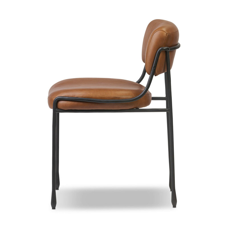 Nettie Dining Chair-Crypton Nomad Snow, Sonoma Chestnut