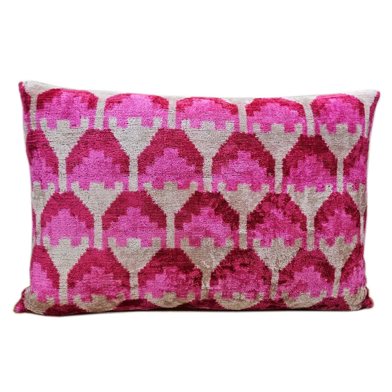 Velvet Lumbar Pillow Cover & Insert