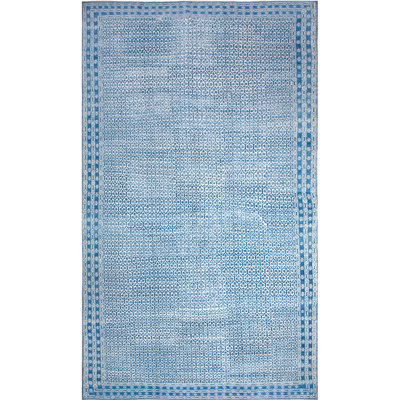 Tapis indien antique en coton Agra