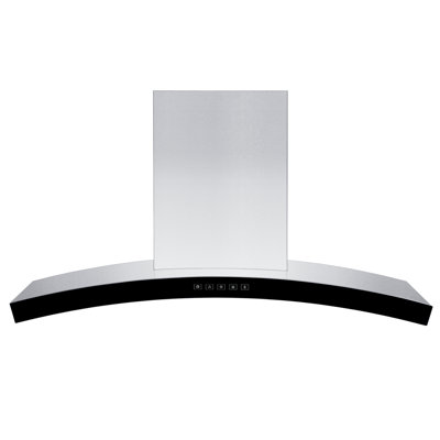 36" KN 400 CFM Convertible Wall Mount Range Hood in Brushed Stainless Steel