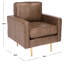 Fenske Faux Leather Armchair-419427257