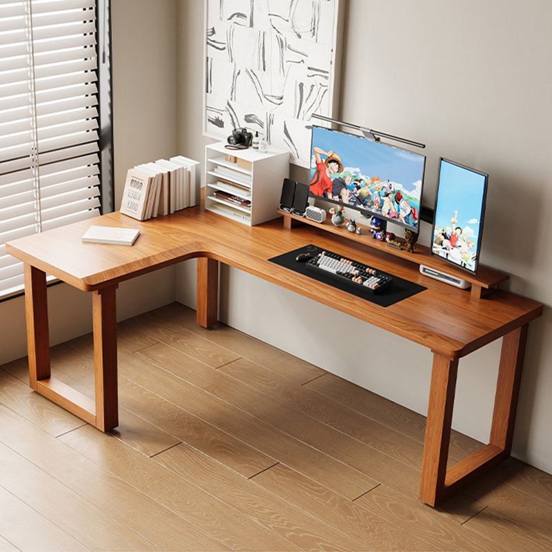 Bureau d'écriture Cherry, H 29,53 po x l 70,87 po x P 39,37 po, Cerisier, Retour à gauche