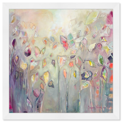 Abstract " Abstract Pink Butterflies " Acrylic Print