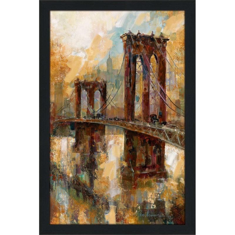 «Crossing Memories» par Ruane Manning - reproduction de cadre photo, H 27,5 po x l 21,5 po x P 0,75 po