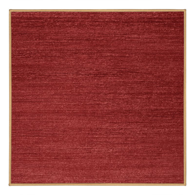 Machine Washable Solid Brown Area Rug