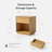 Nightstand, Wood End Side Table With Storage And Open Shelf-239604161-235053296