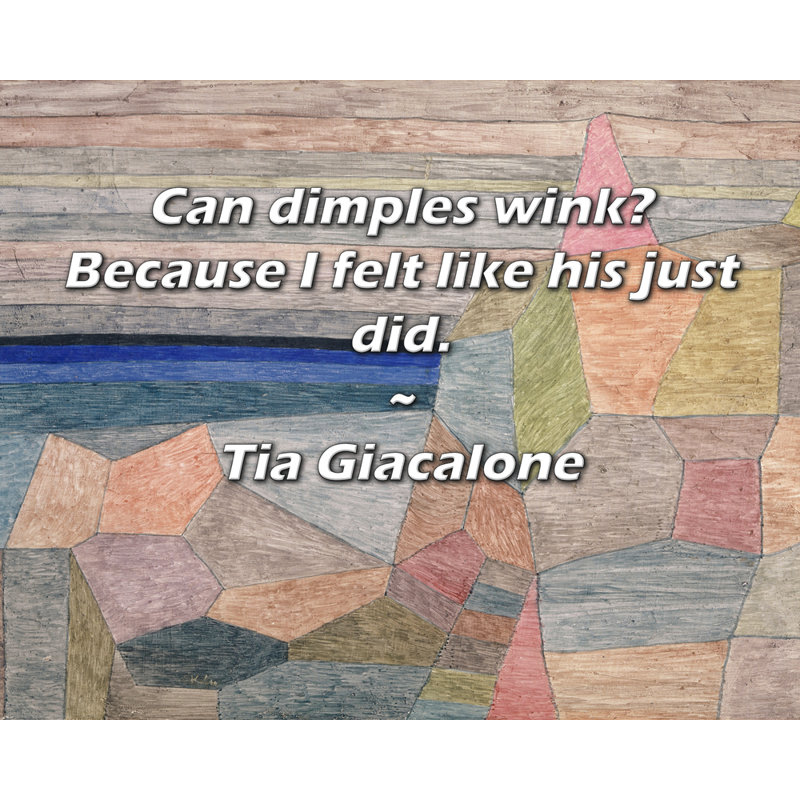 Toile tendue Ivy Bronx Gallery par Tia Giacalone: «Can fossles wink?, H 17 po x l 24 po