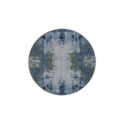 Machine Washable Gray Area Rug