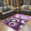 Tapis mauve à motif géométrique Cossette-40791292