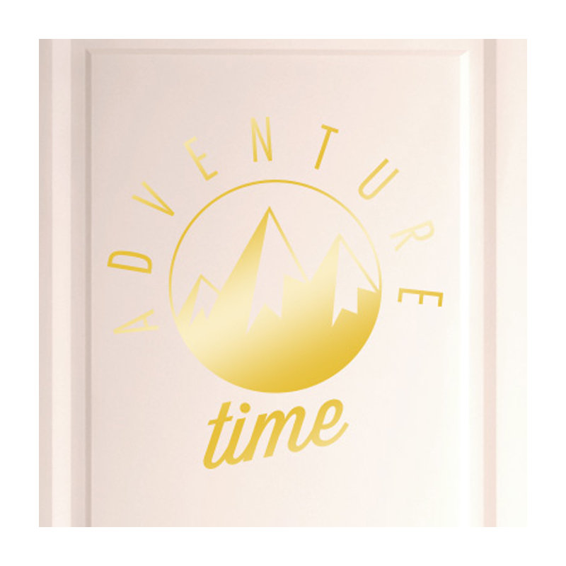 Wall Decal, Shiny Gold