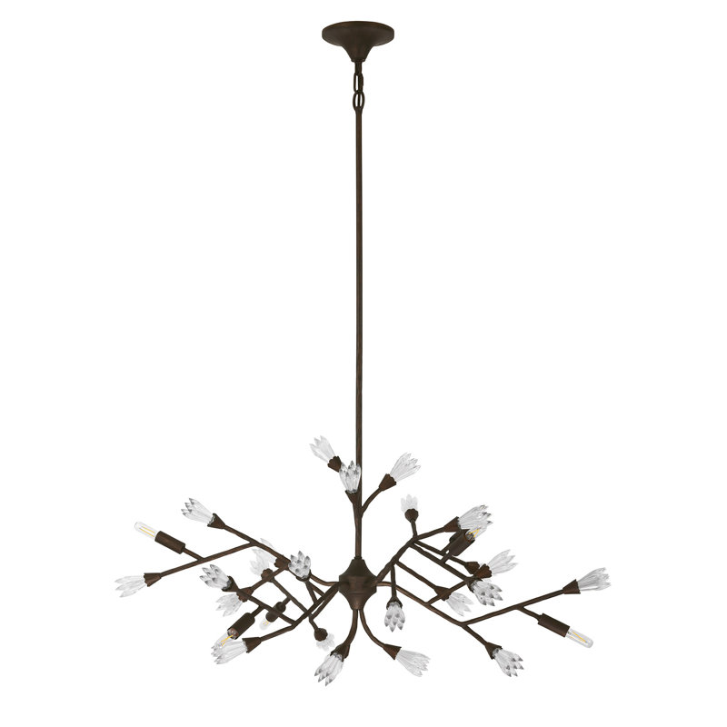 Lustre 6 lumières en écorce Malinda de Breegan Jane