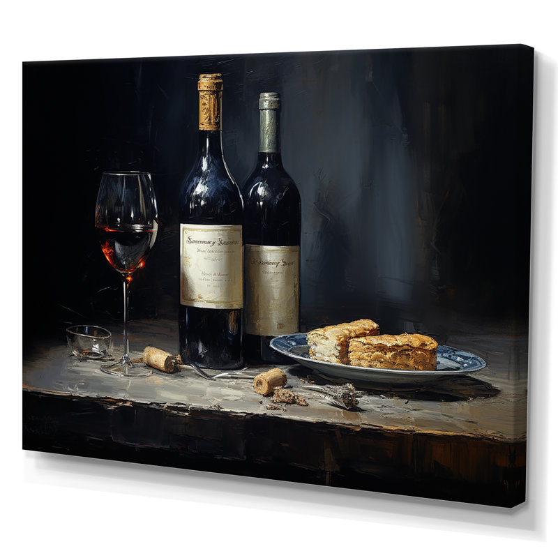 Sommeliers "sélection I" sur toile, H 12 po x l 20 po x P 1 po, Toile tendue