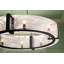 Cloud Break 8 - Light Steel Chandelier